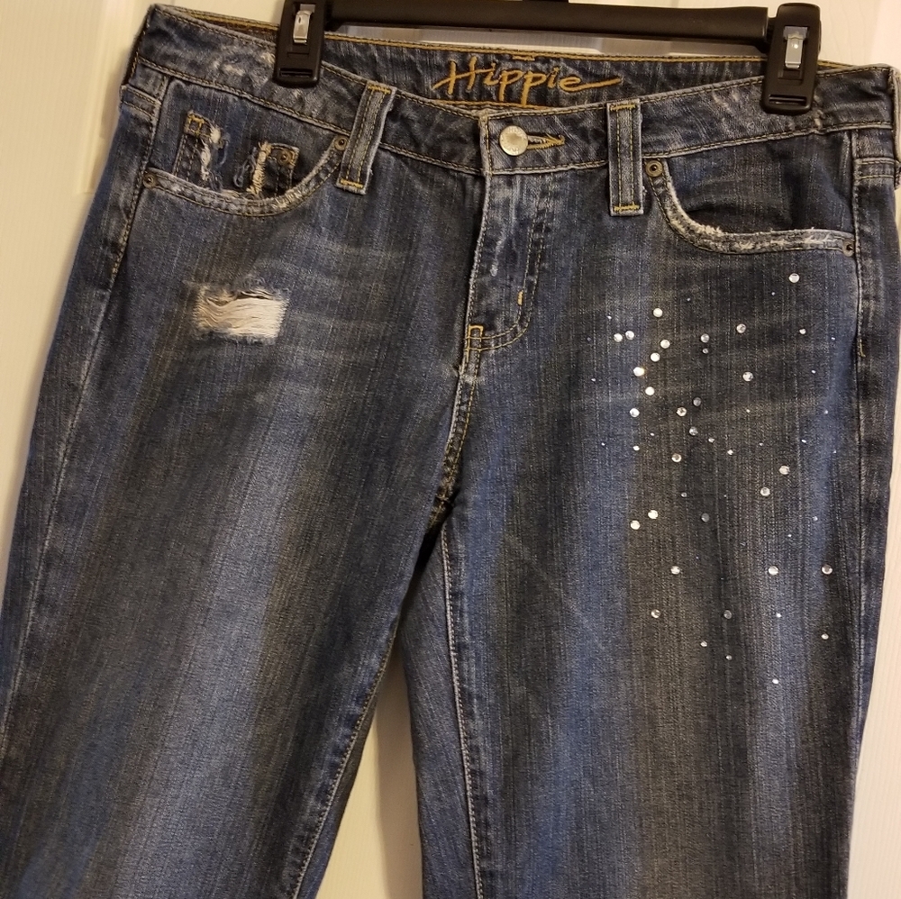 LAST CHANCE🙈 HIPPIE Boho Distressed Jeans, 29  WAS $29